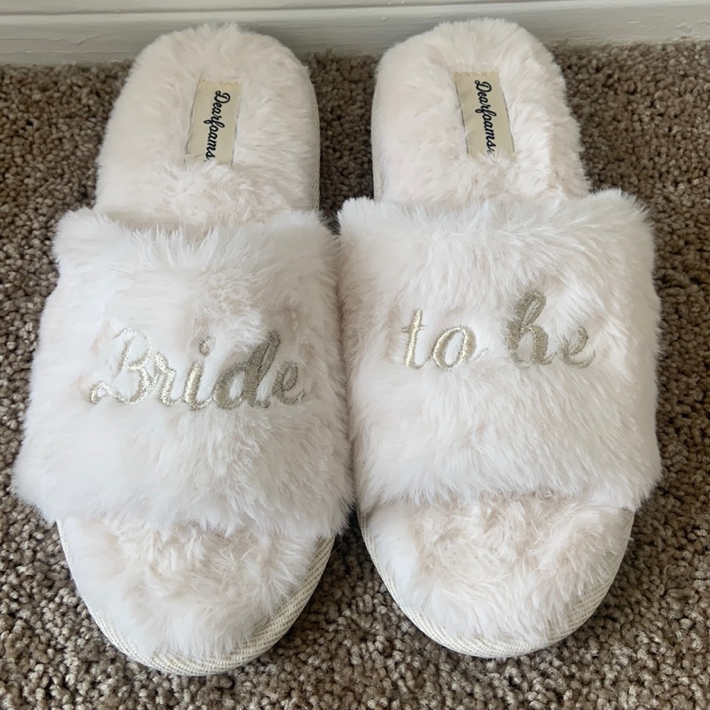 Bride to be slippers